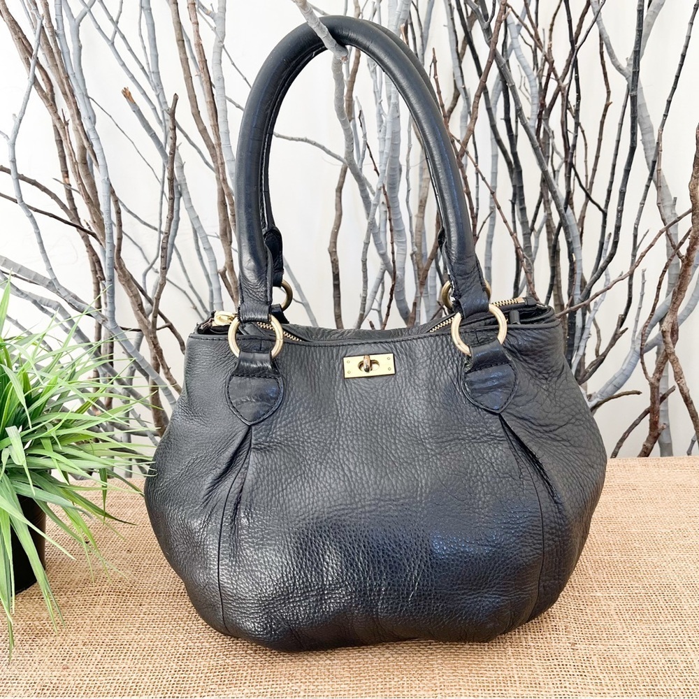 J. Crew Black Leather Satchel - Picture 8 of 15